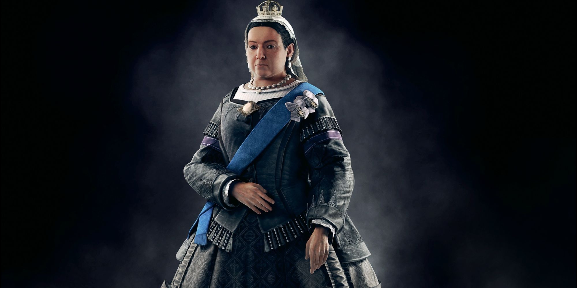 image of Queen Victoria in the video game Assassins Creed Syndicate