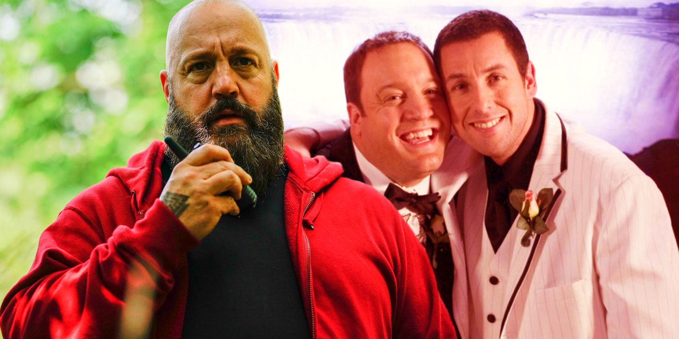 kevin james as dominick in becky and with adam sandler in i now pronounce you chuck and larry