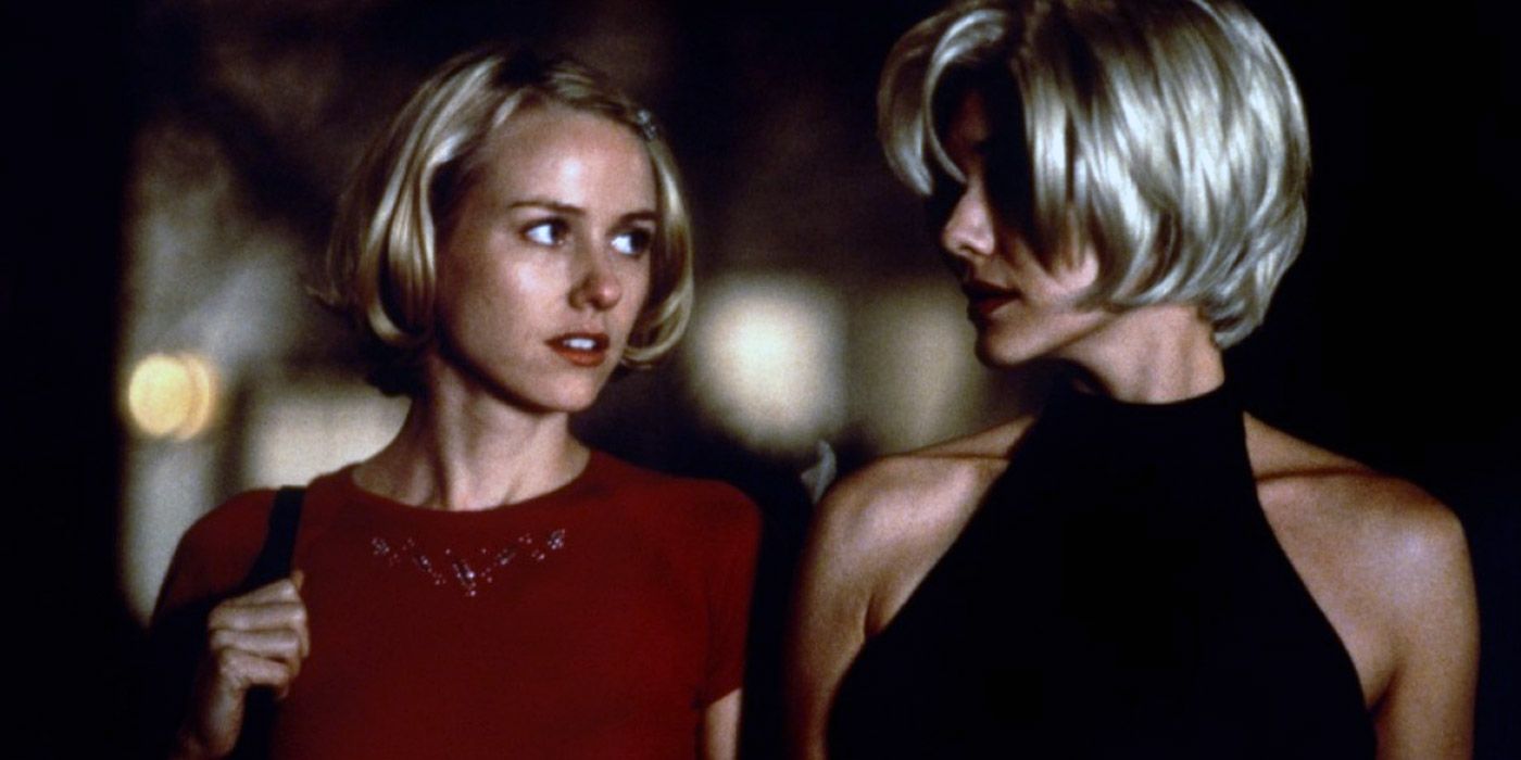 Naomi Watts e Laura Harring em Mulholland Drive 