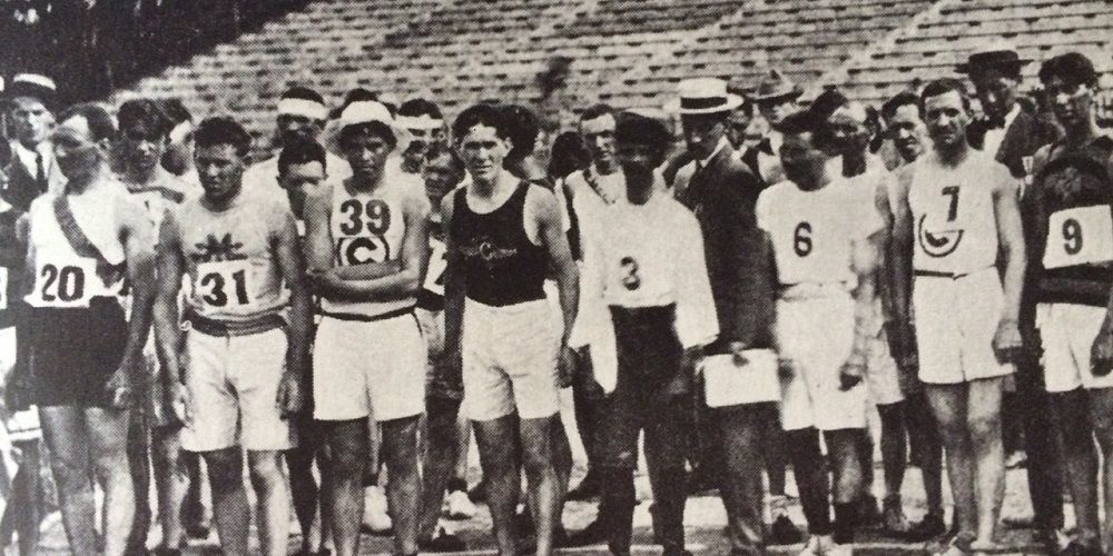 Runners in the 1904 Olympic Marathon