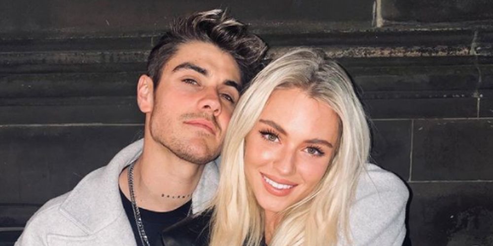 Love Island's Luke and Lucie pose together in public