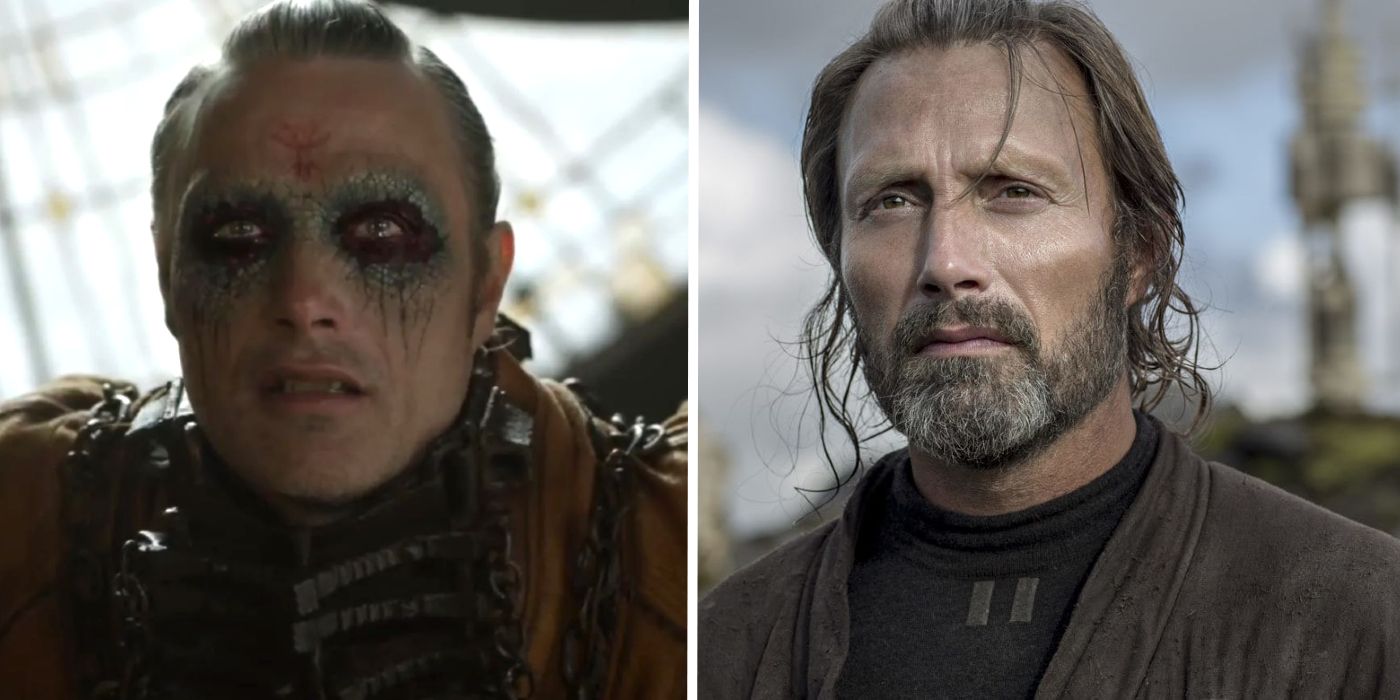 mads mikkelsen as kaecilius in doctor strange and as galen erso in rogue one