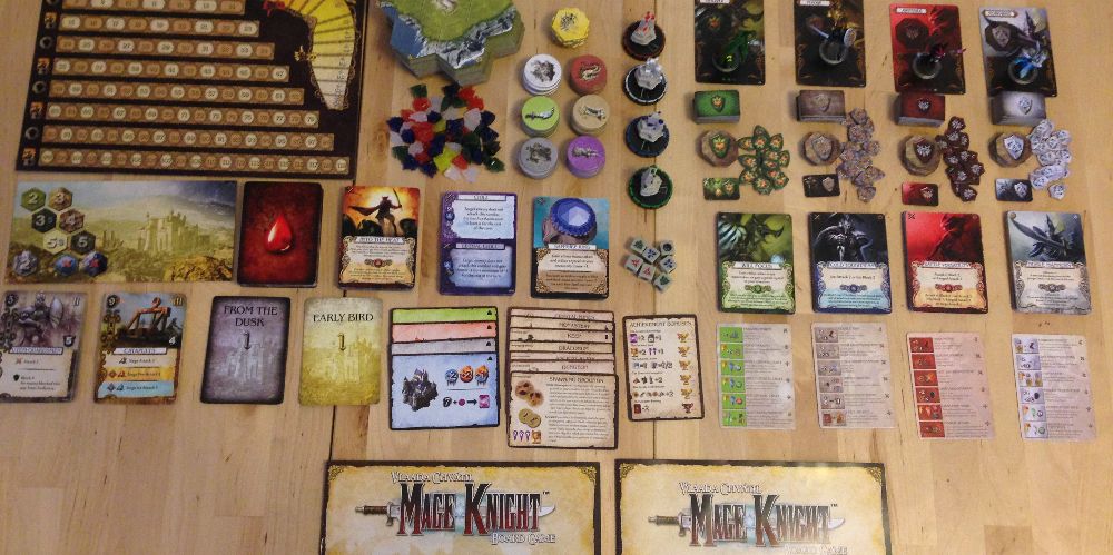 Cards are displayed in Mage Knight