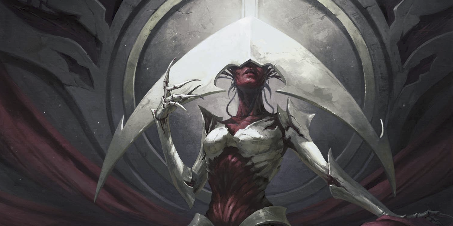 magic the meeting mtg phyrexia all will be one elesh norn key art