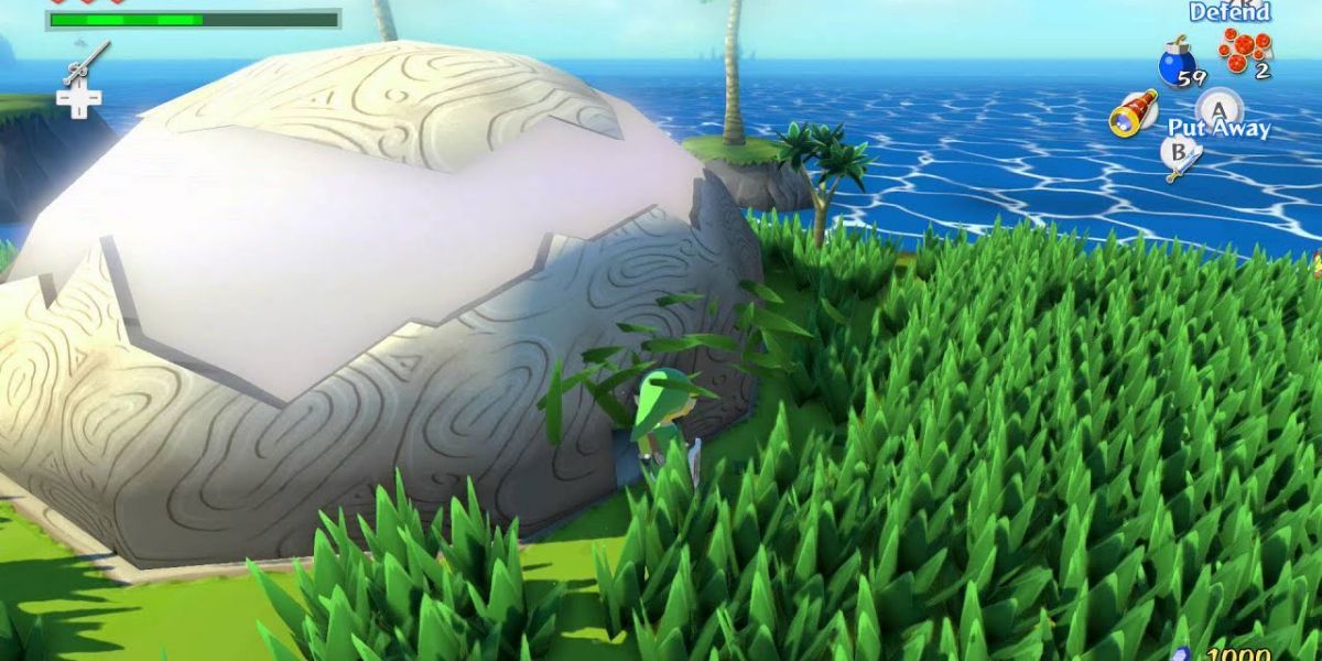 a secret caves zelda: wind waker