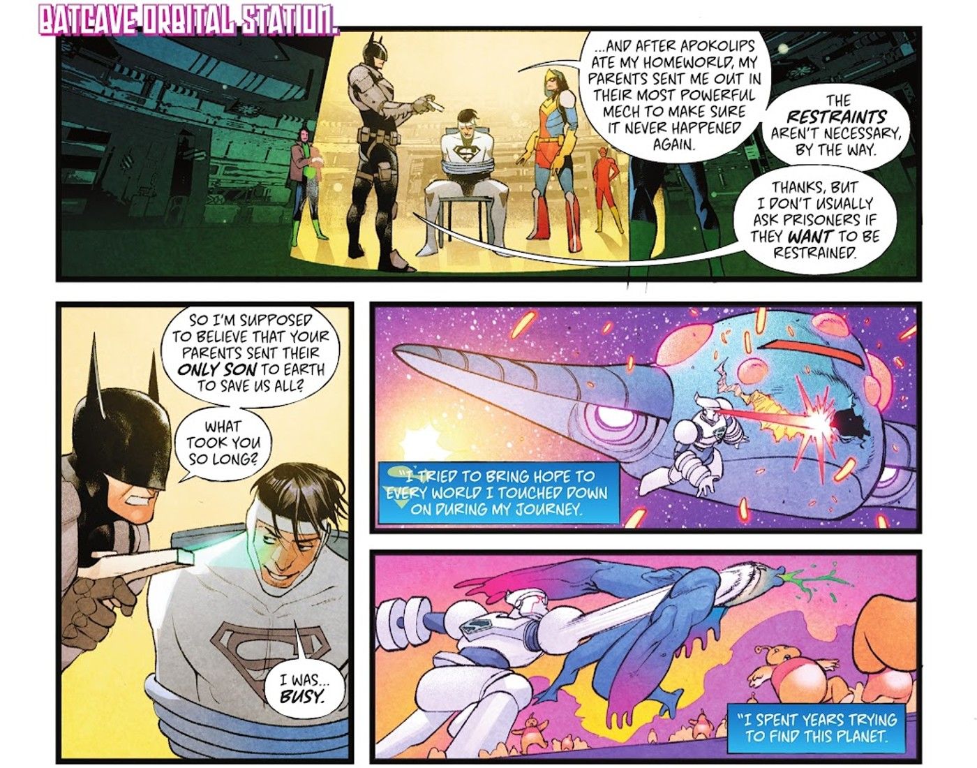 mech superman origins