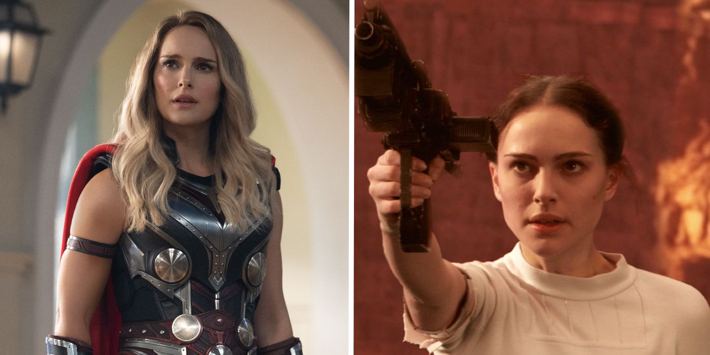 natalie portman as jane foster and padme