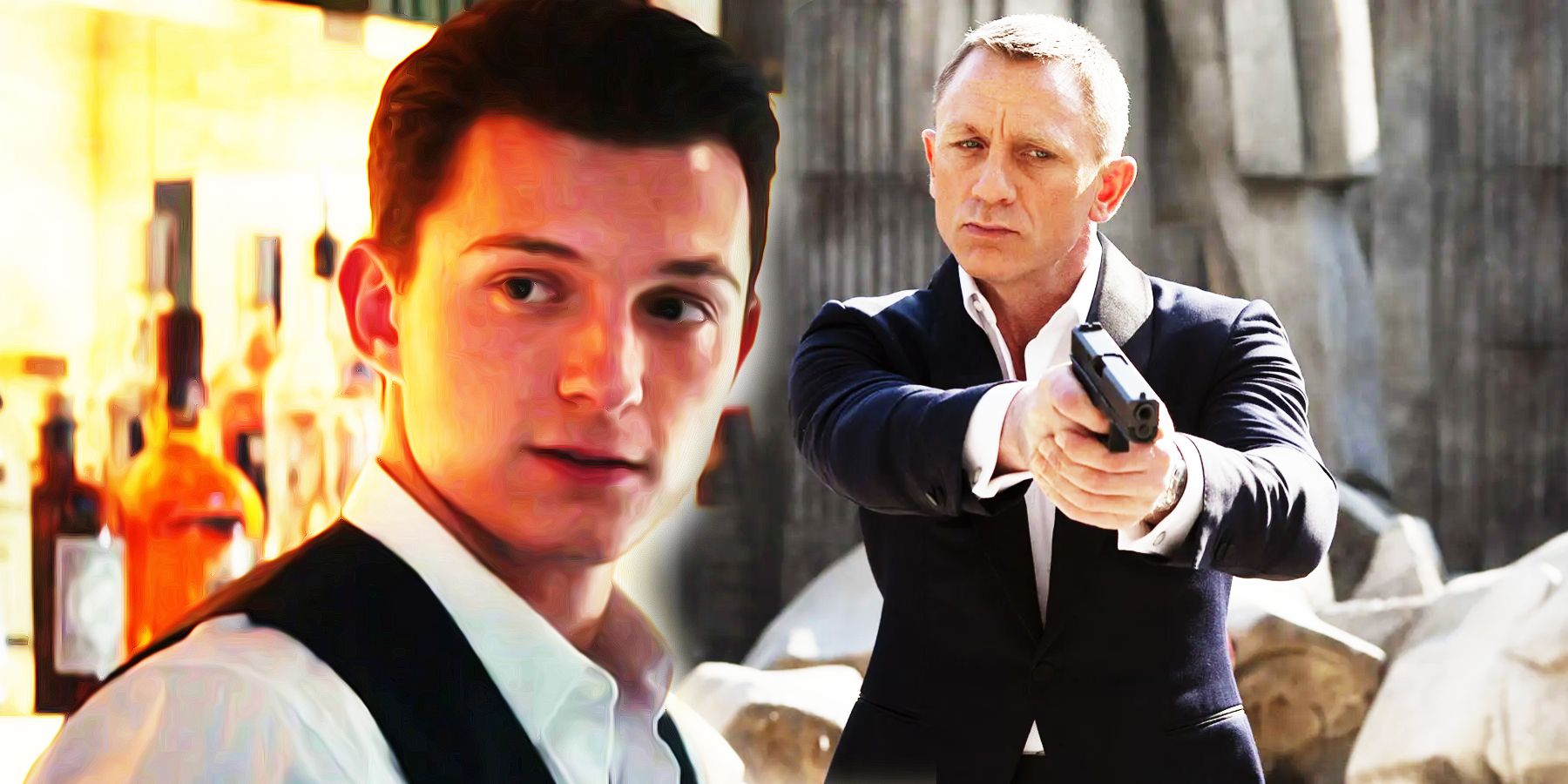 Tom Holland como um jovem James Bond em Bond 26?