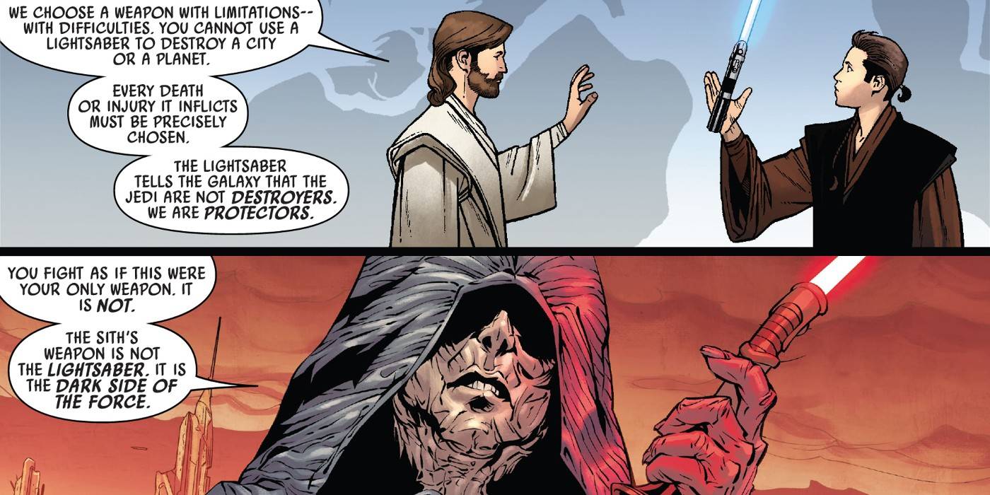 Darth Vader's Unbeatable Fighting Style Flipped His Jedi Training