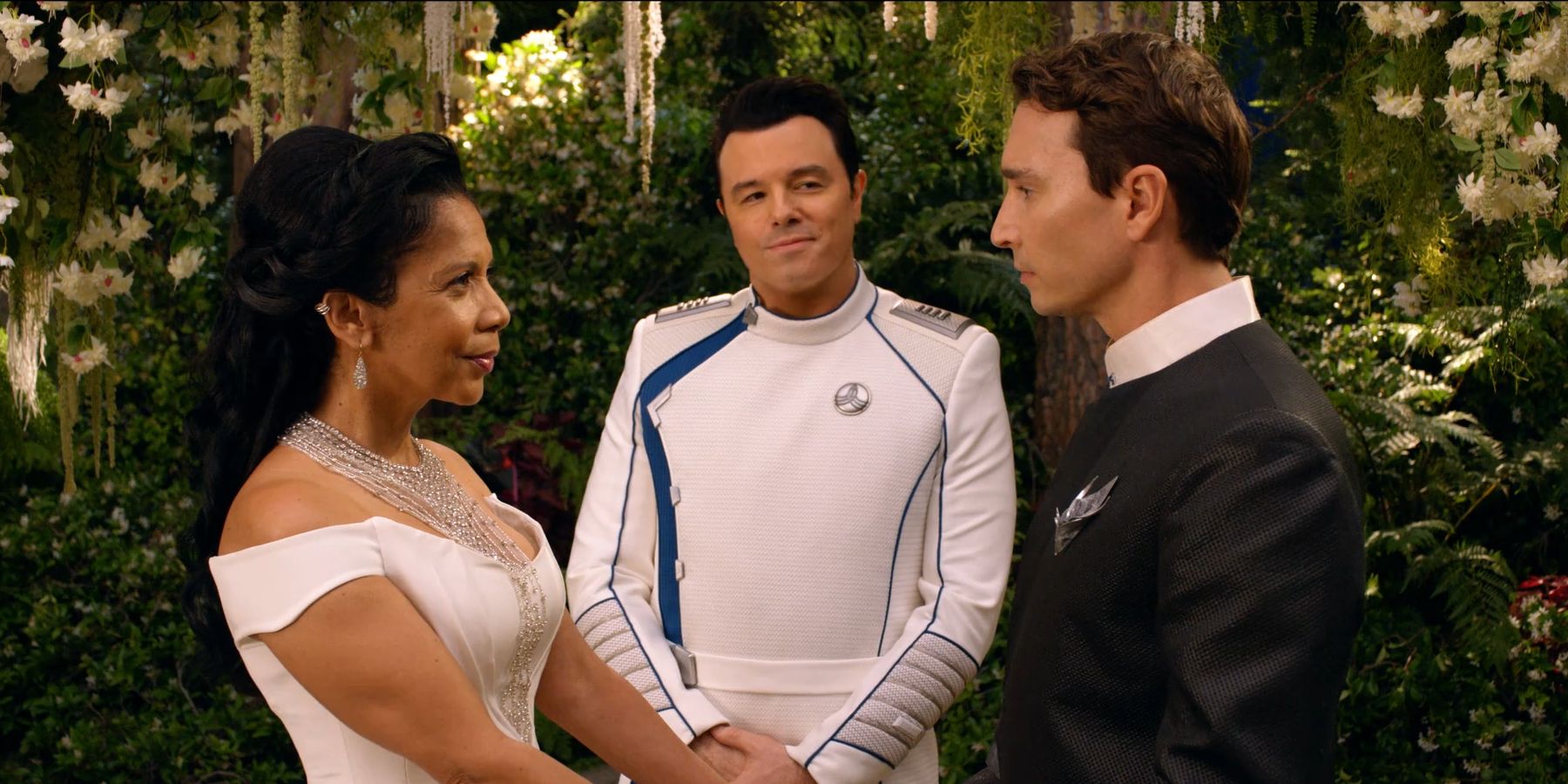 Isaac and Claire get married in The Orville season 3 finale