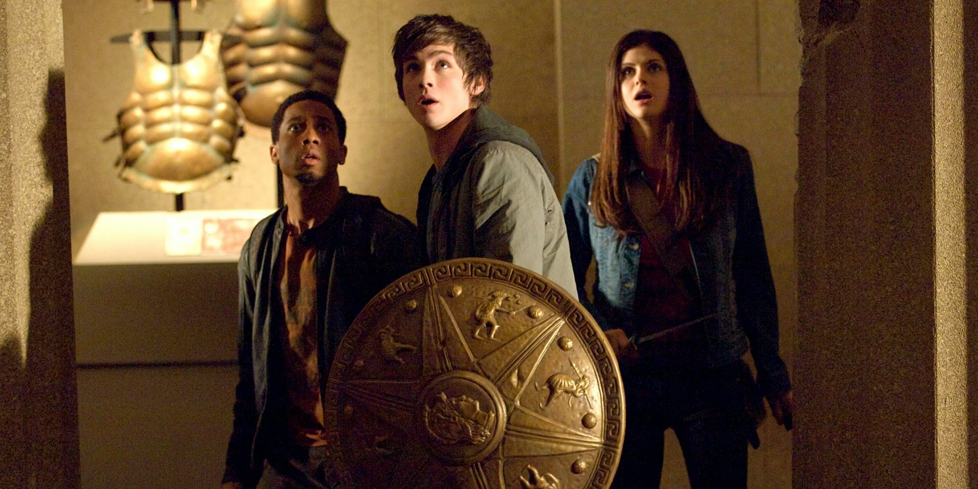 percy jackson annabeth chase and Grover Underwood in percy jackson and the lightening thief 2010