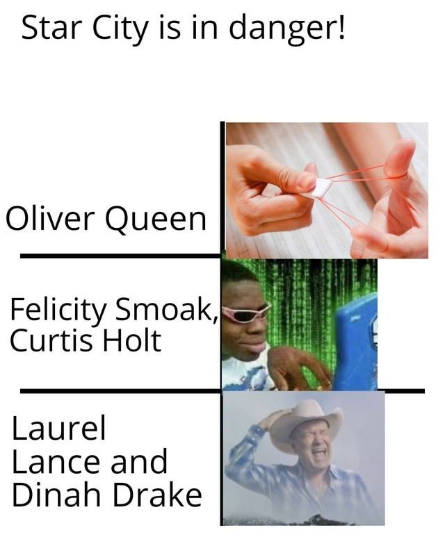 The three powers of Arrow meme