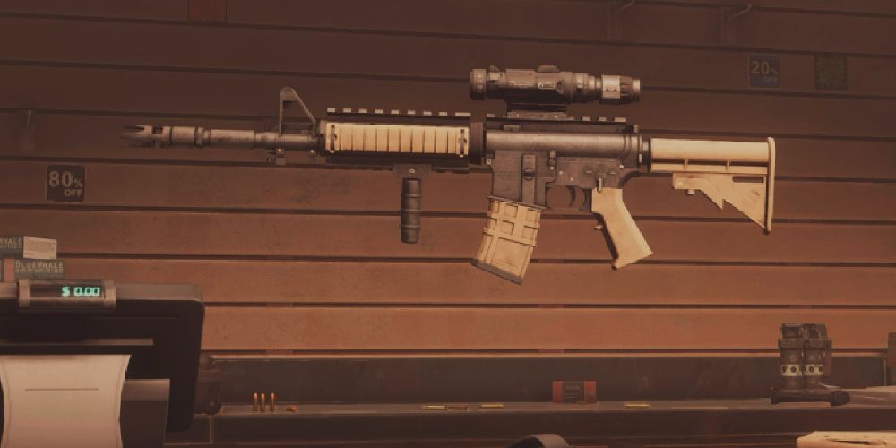 An Ar-55 is displayed in Saints Row