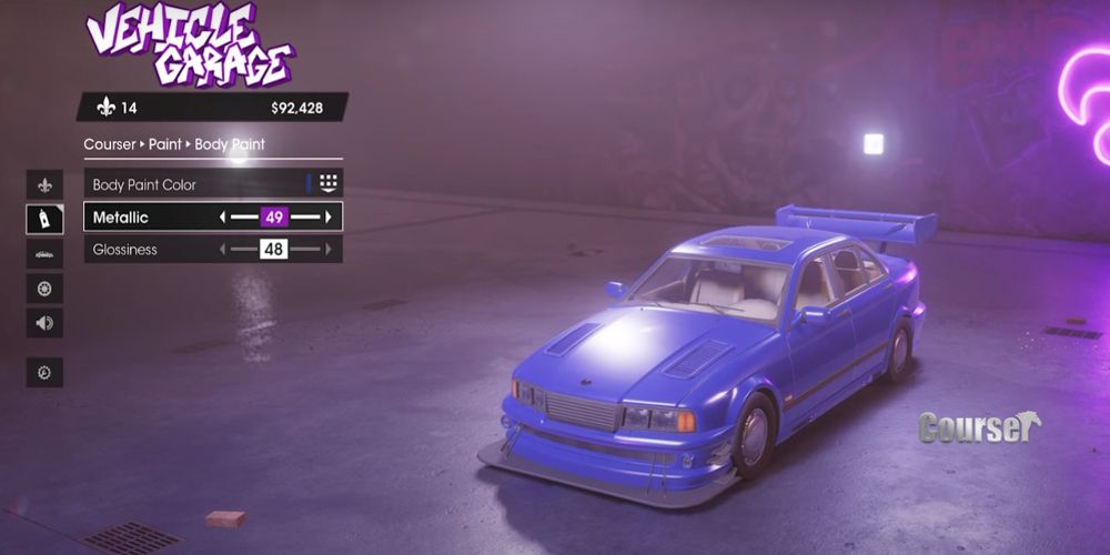 A courser is displayed in Saints Row