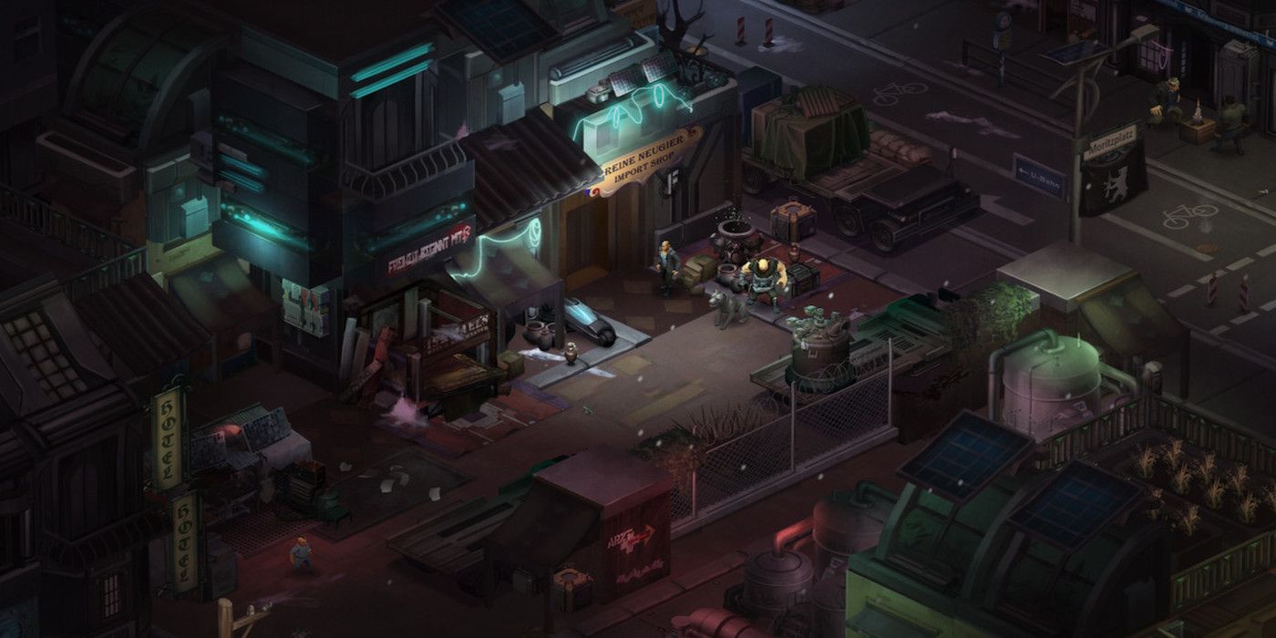 A screenshot from the game Shadowrun: Dragonfall - Director's Cut