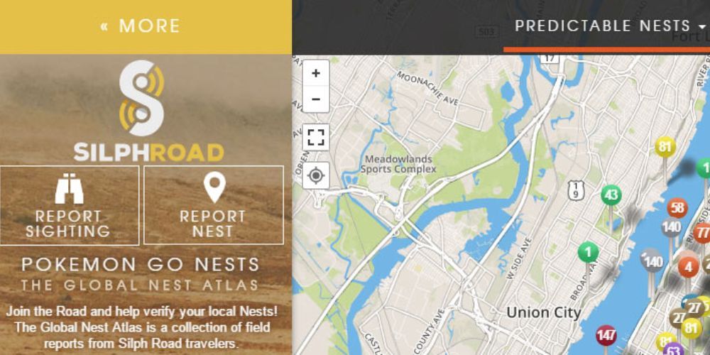 A featured map in The Silph Road