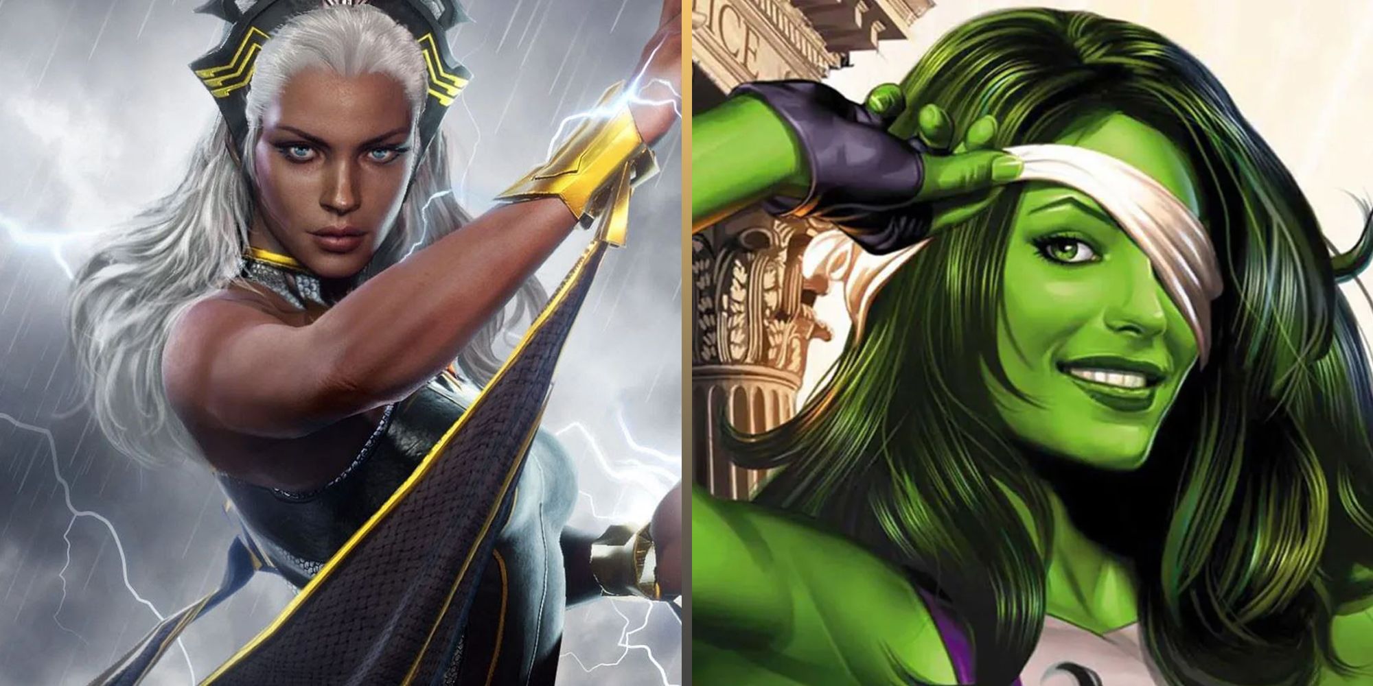 Storm and She-hulk