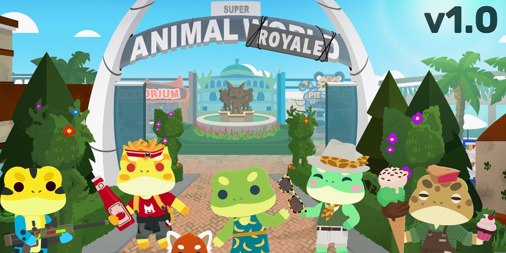 Animals greet players in Super Animal Royale