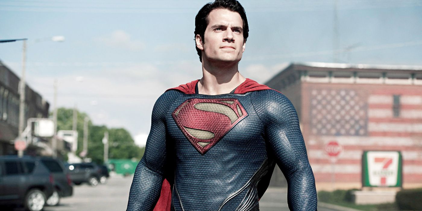 Henry Cavill como Superman em Homem de Aço