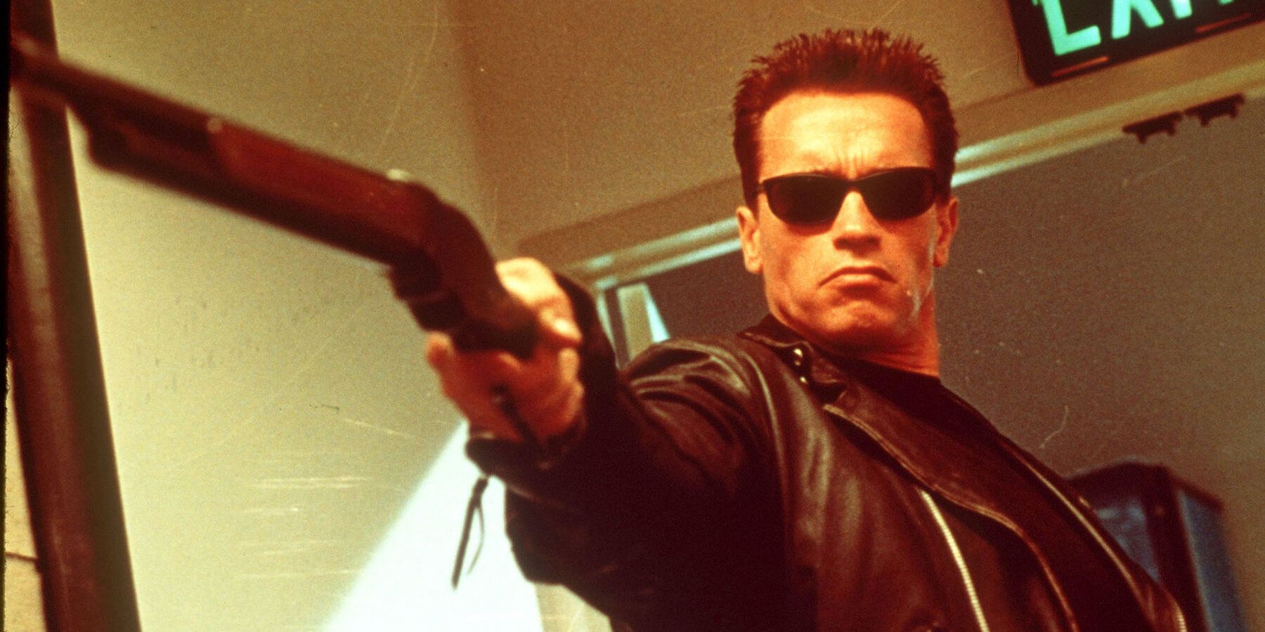 Arnold Schwarzenegger as the T-800 in Terminator 2: Judgment Day