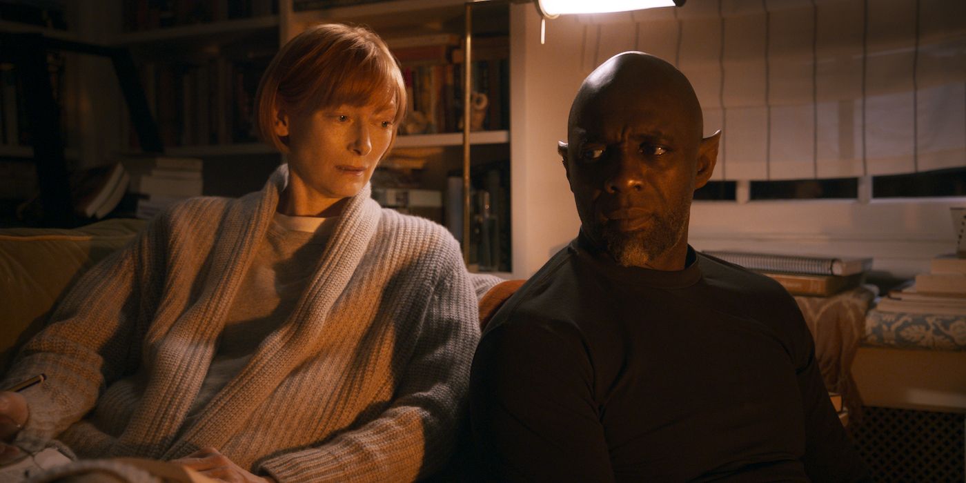 Tilda Swinton and Idris Elba in Three Thousand Years of Longing