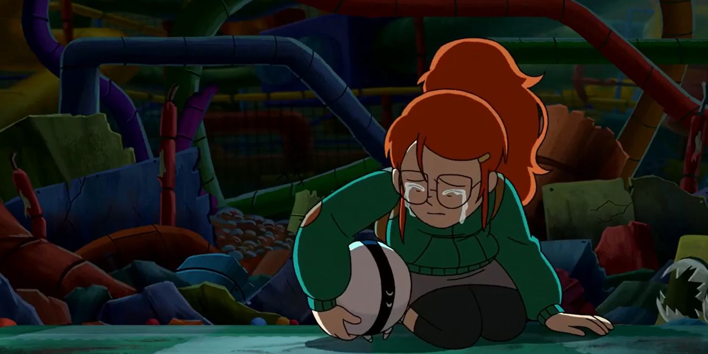 tulip crying with one one in infinity train
