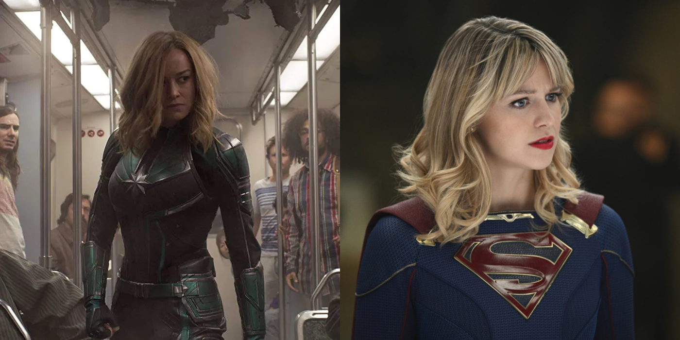 Capitã Marvel vs Supergirl
