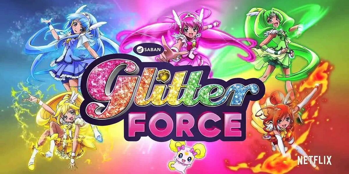 Glitter Force Opening Title Screen