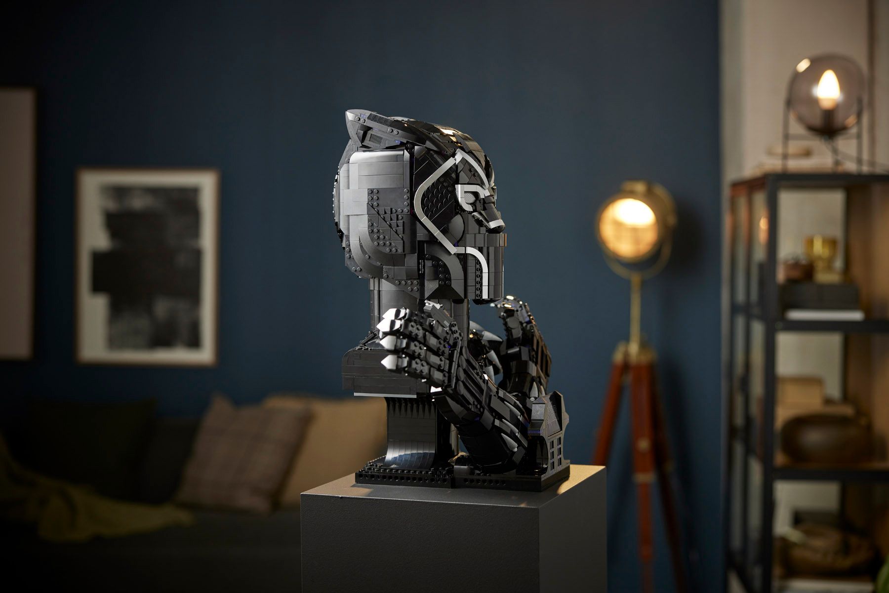 LEGO Marvel Black Panther Life Size Bust Revealed