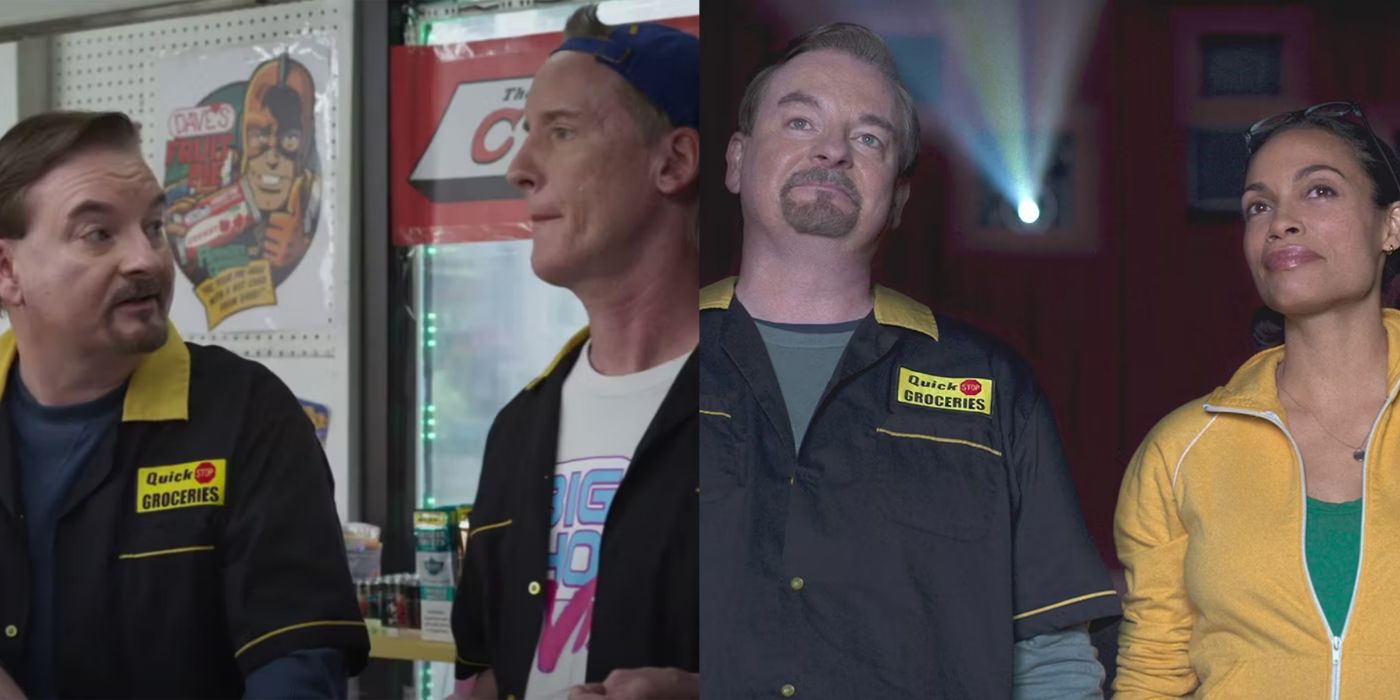 A slit screen of Clerks 3
