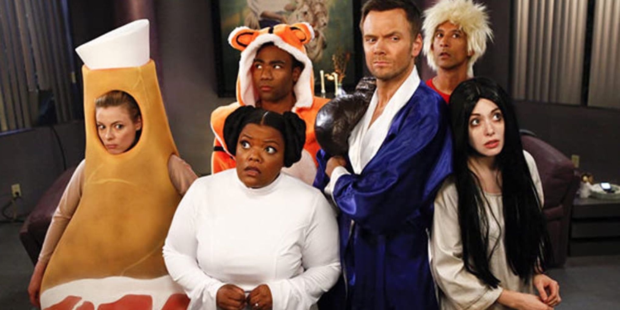 A still from Community’s “Paranormal Parentage” episode