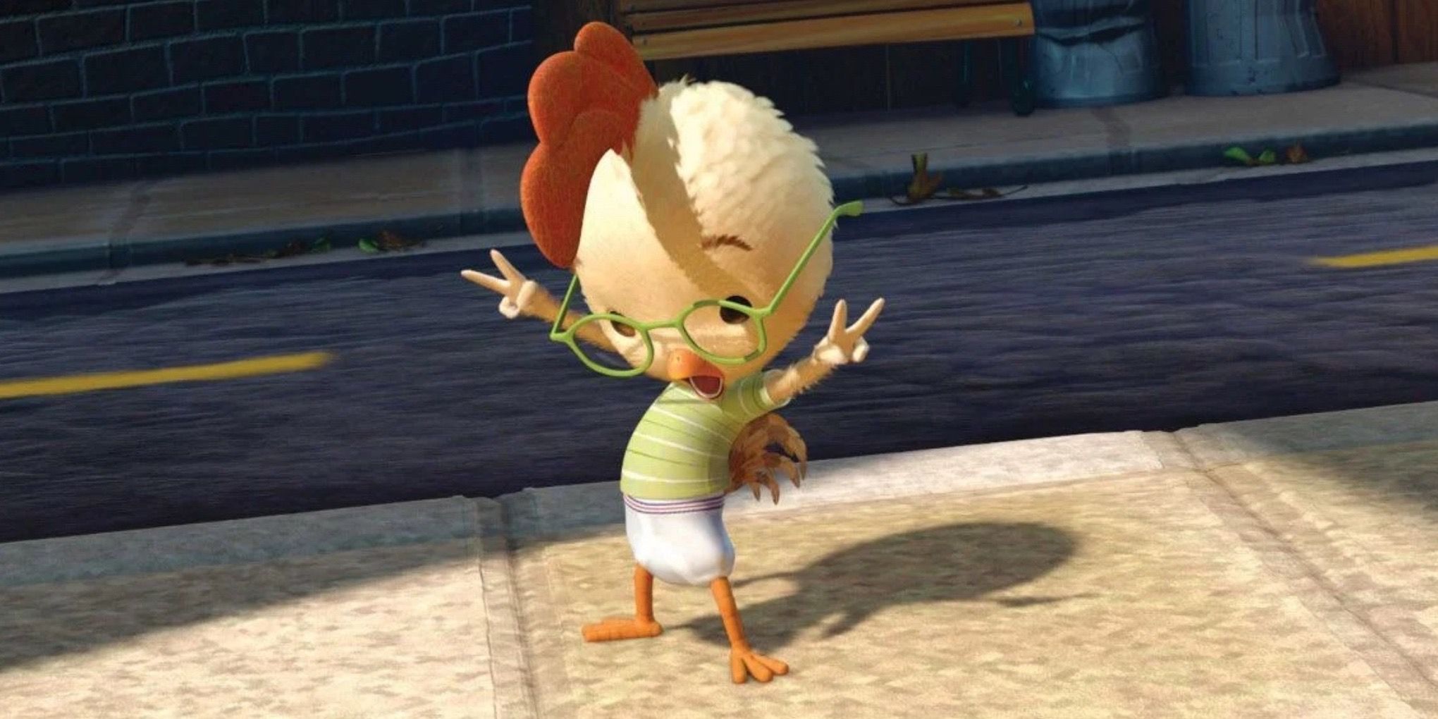 A still from Disney’s Chicken Little (2005)