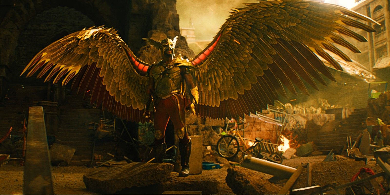Aldis Hodge as Hawkman in Black Adam
