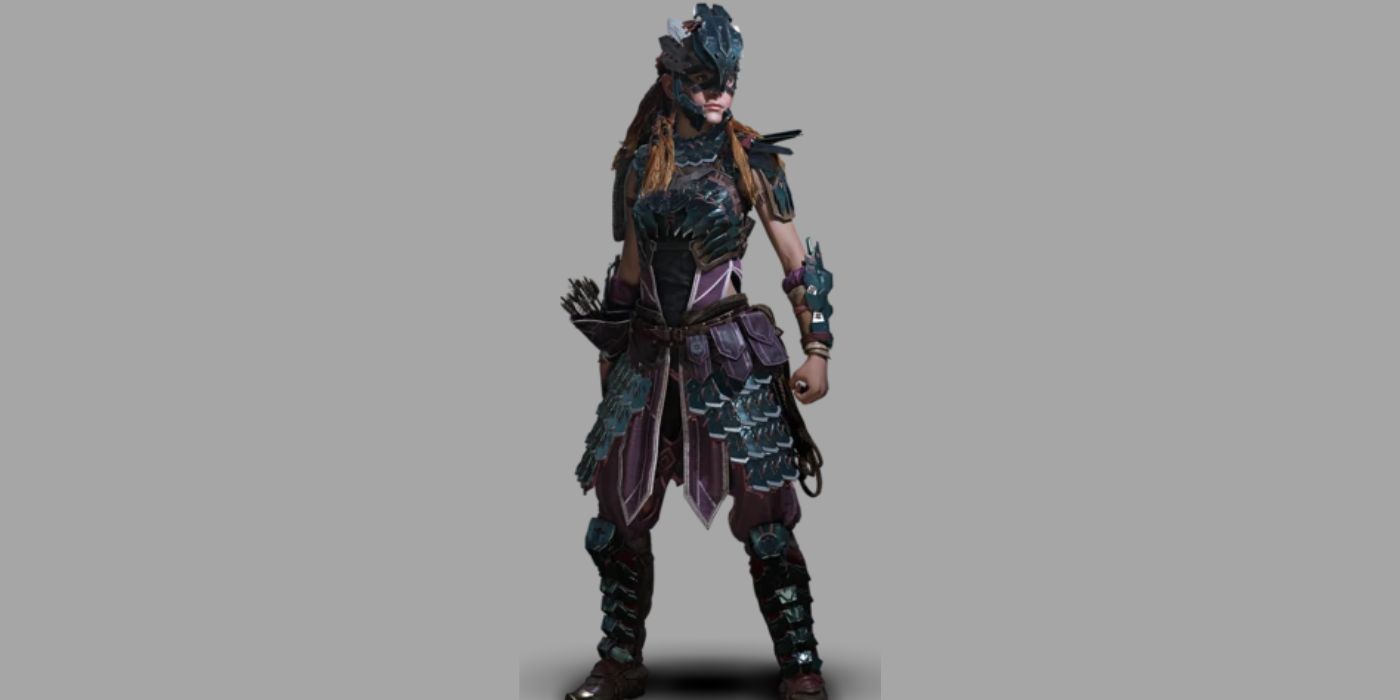 Aloy from Horizon Zero Dawn Wearing Shadow Stalwart Heavy Armor (2)