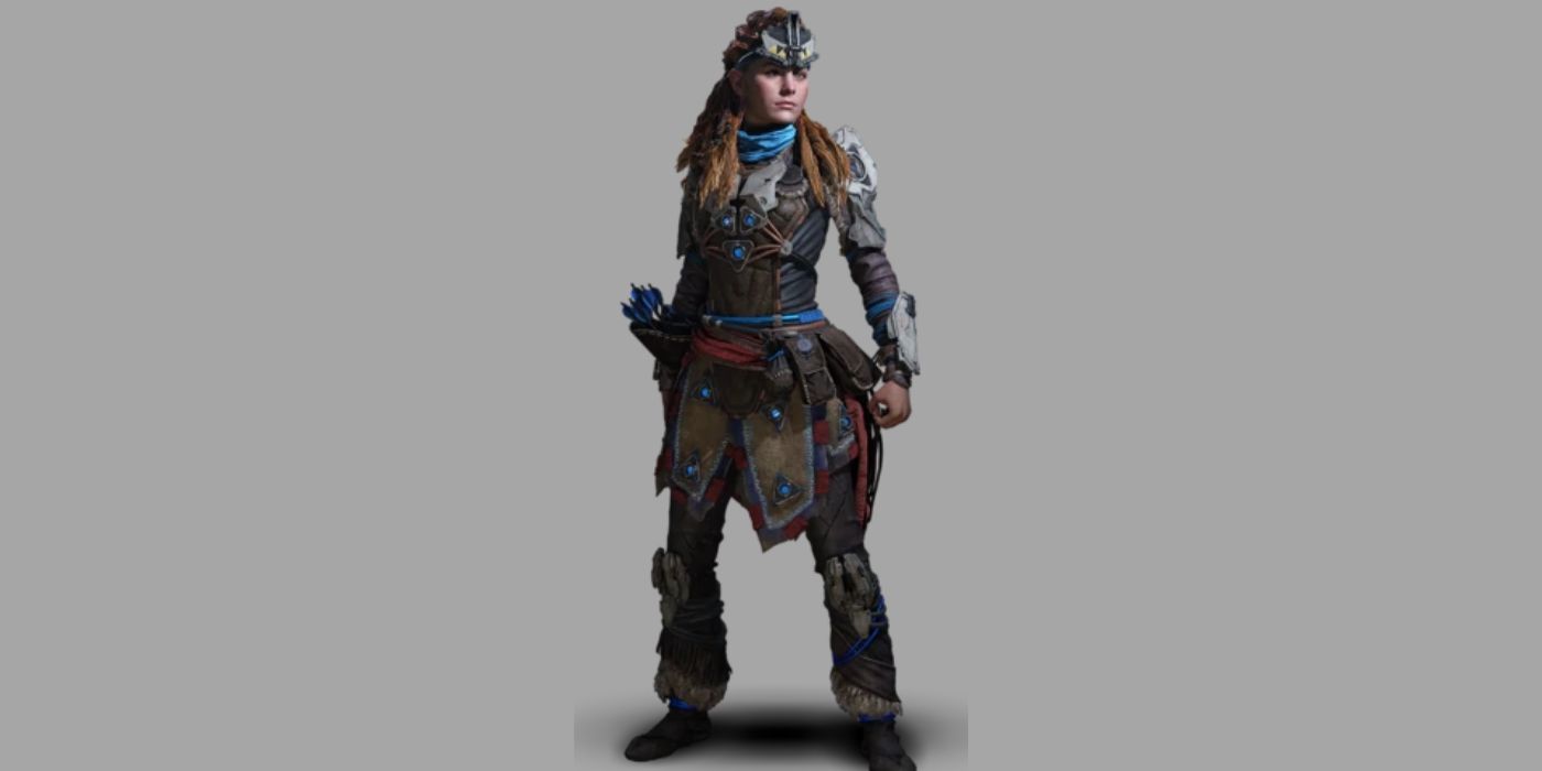 Aloy from Horizon Zero Dawn Wearing Shield-Weaver Armor