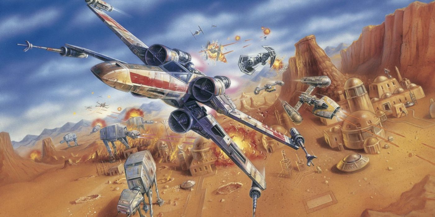An image from the 1998 Rogue Squadron game