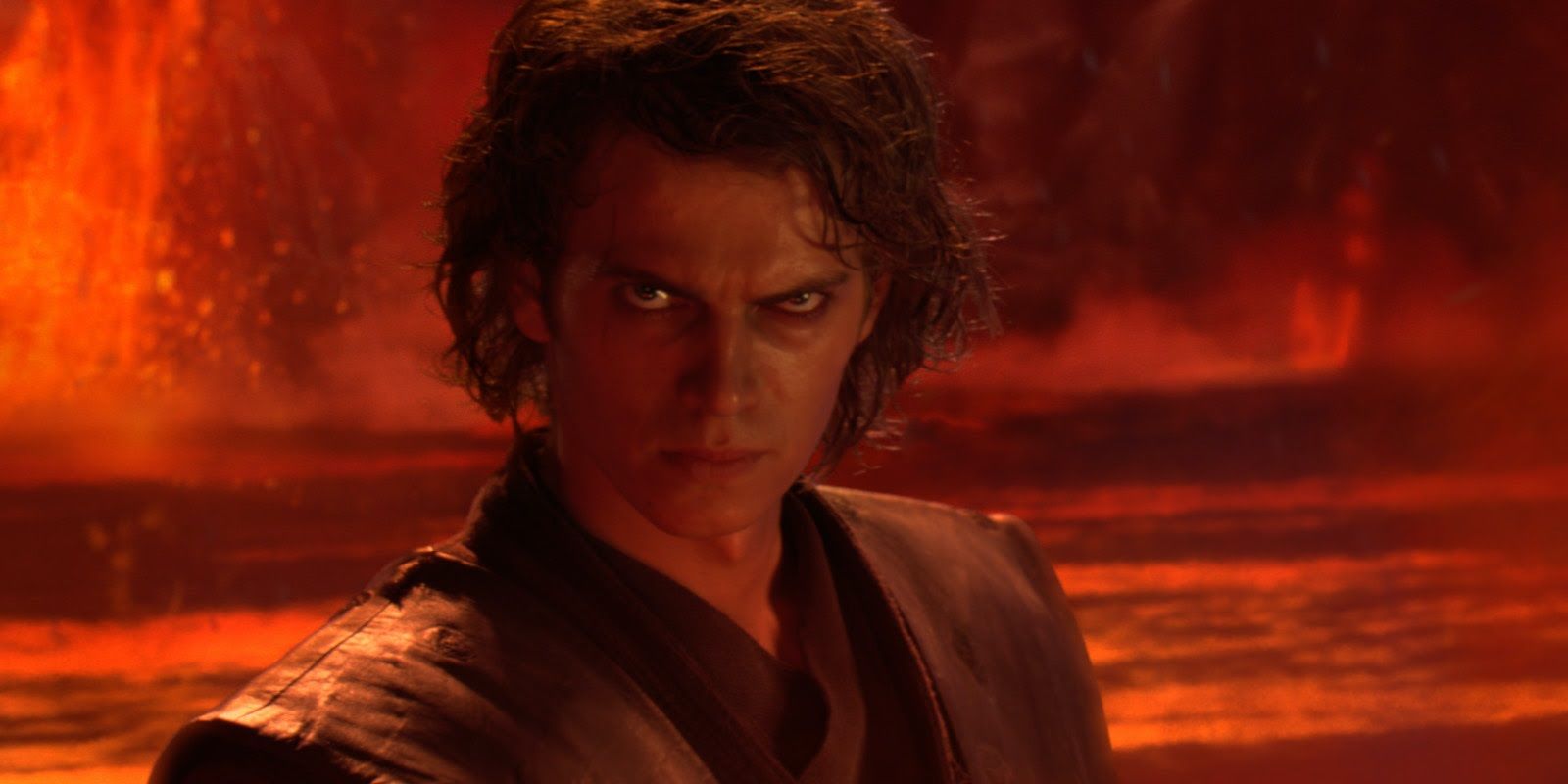 Anakin on Mustafar in Revenge of the Sith
