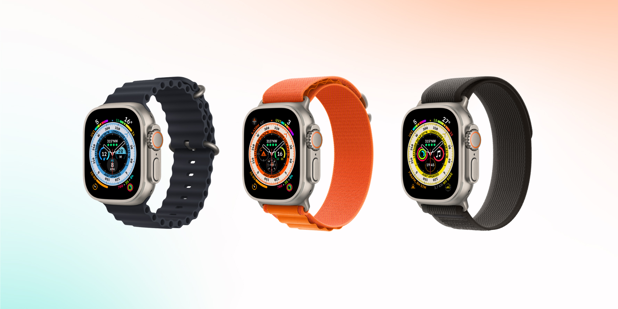 Apple Watch Ultra com novas bandas 