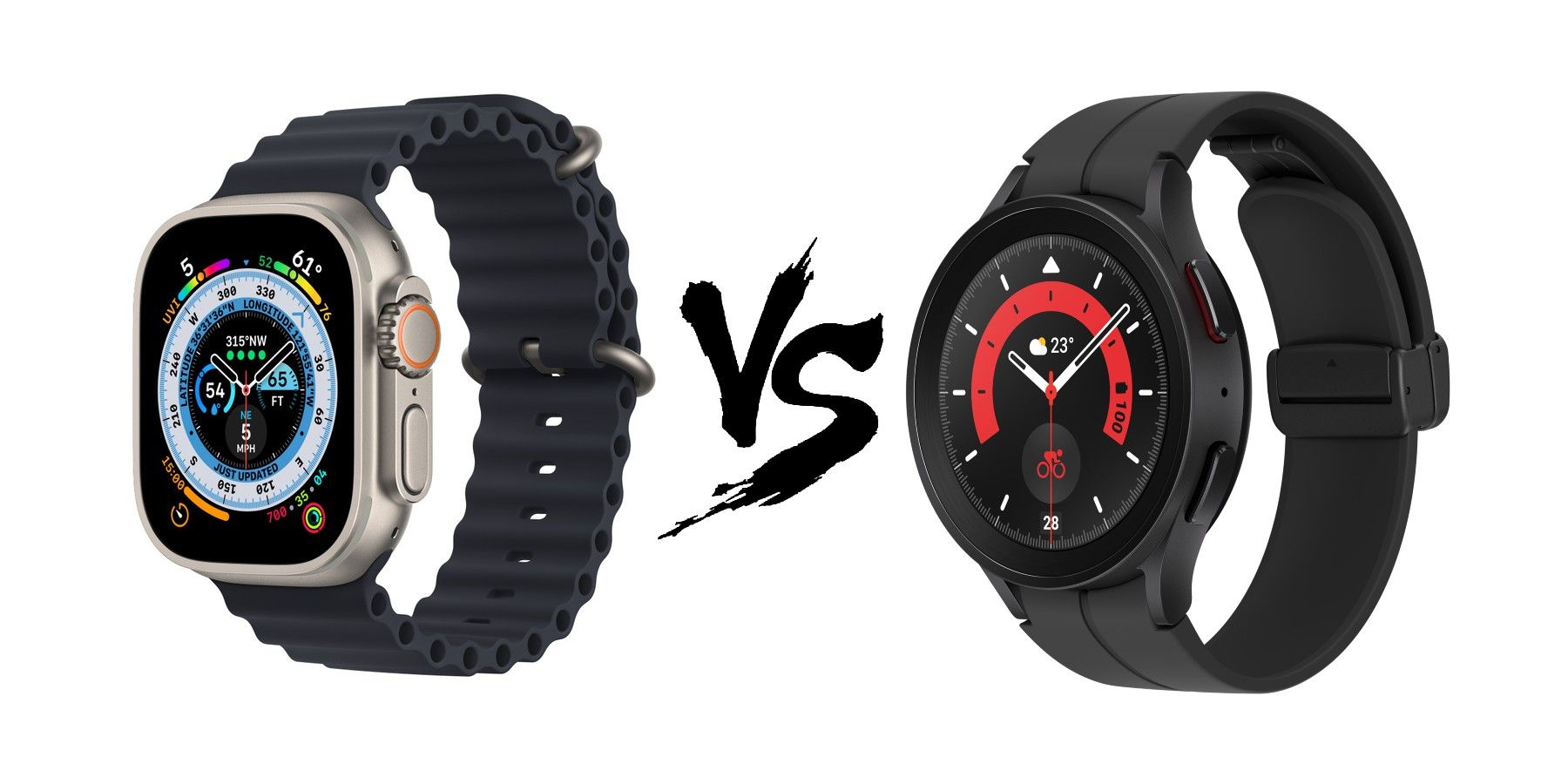 Galaxy watch vs iwatch 5 hot sale