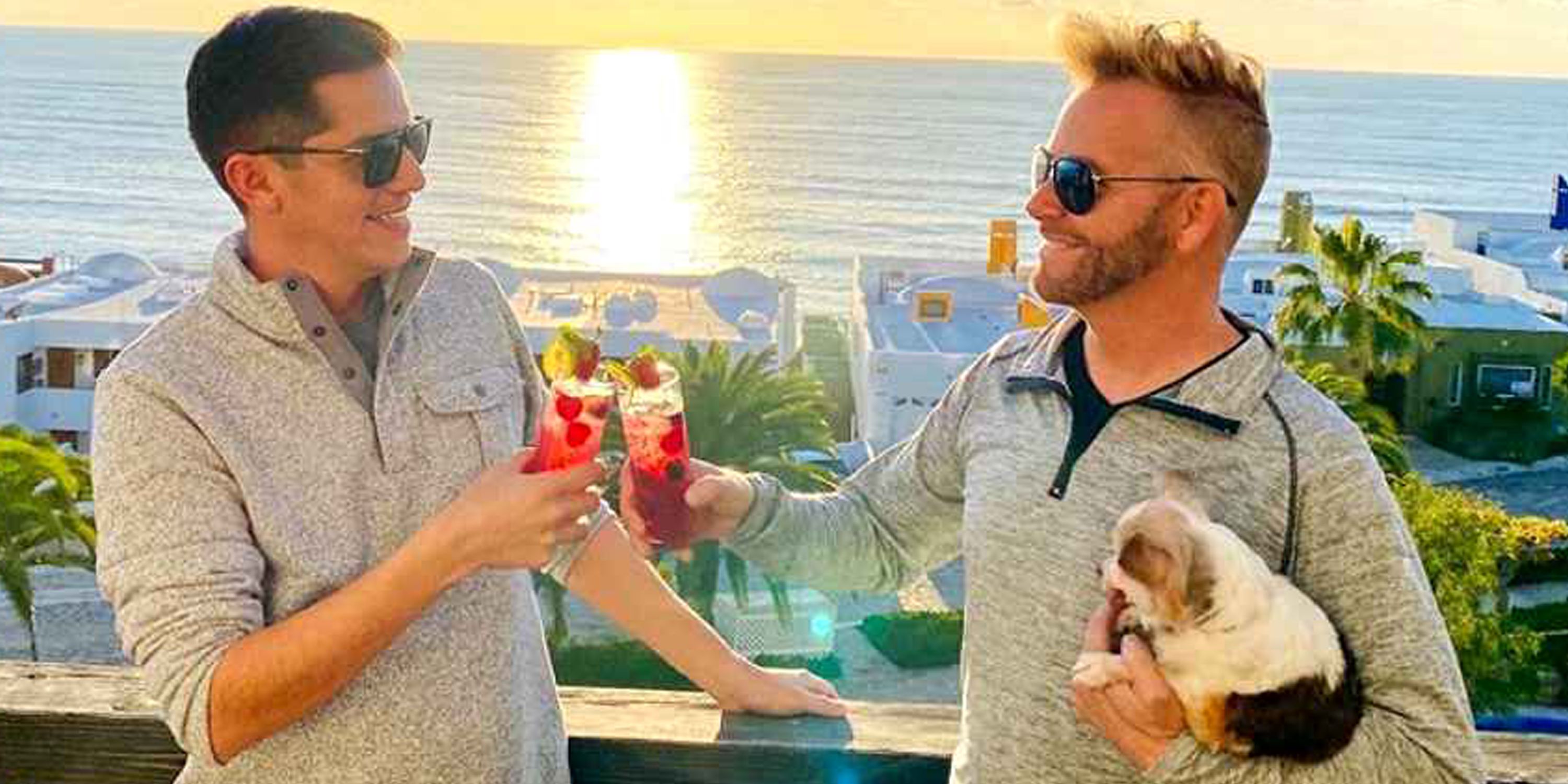 90 Day Fiance stars Armando Rubio with Kenny Niedermeier and Dog-