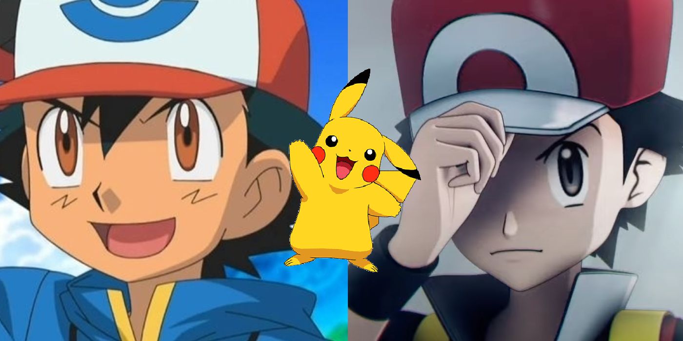 Red & Pikachu  Pokemon trainer red, Pokemon, Anime