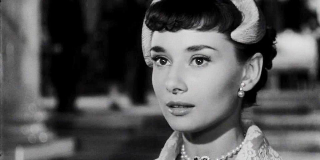 Audrey Hepburn at the end of Roman Holiday