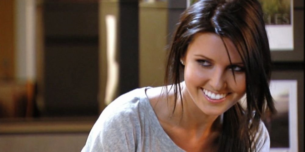 Audrina Patridge having a laugh in The Hills 