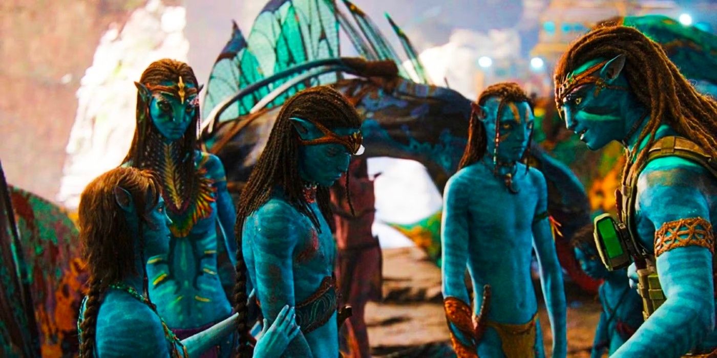 Avatar-2-The-Way-of-the-Water-Jake-Sully-and-Neytiri-Navi-children-family