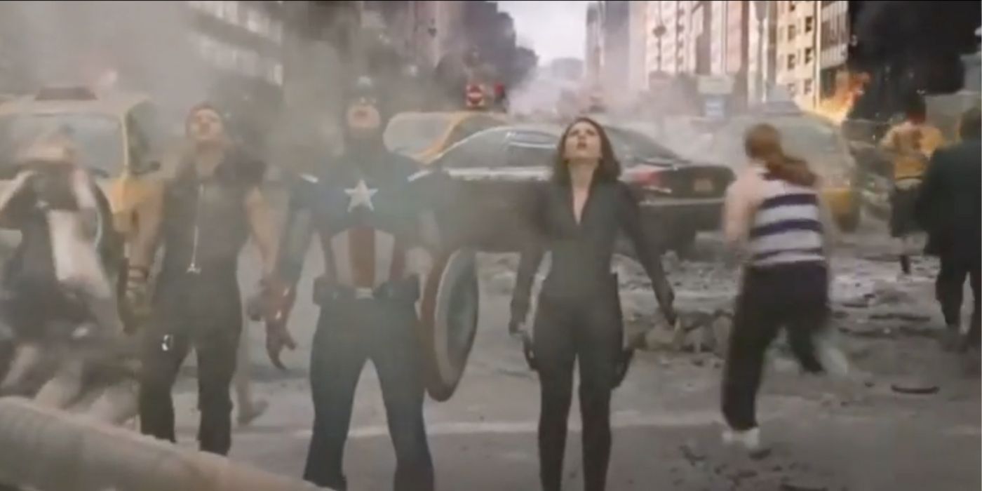 The sprinting extra in The Avengers