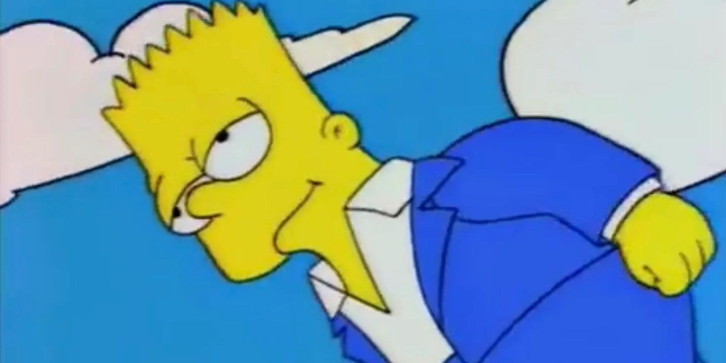 Bart strutting in The Simpsons