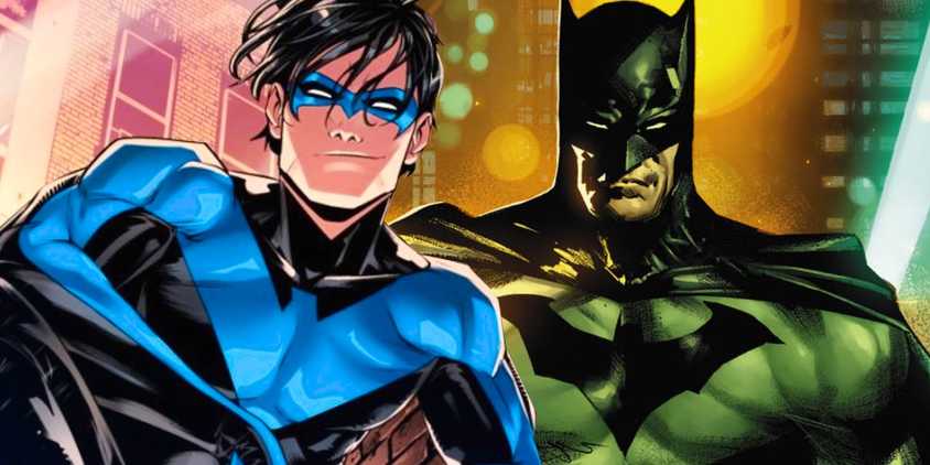 Featured Image: Nightwing (left) and Batman (right)