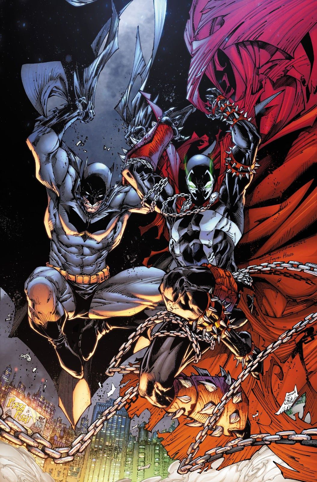 Batman And Spawn Collide In New Crossover Details From Dc 3837