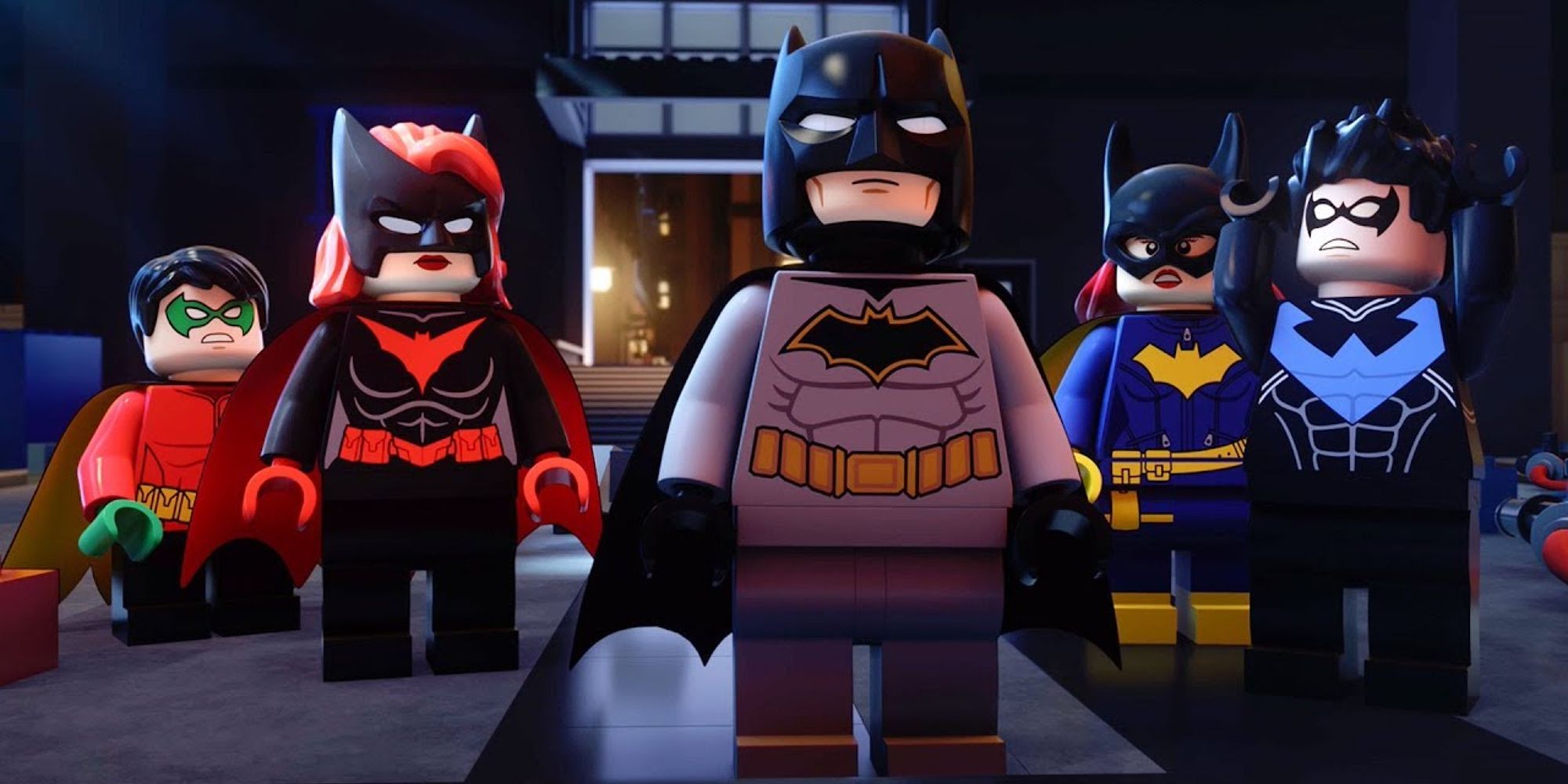 Batman and the Bat-Family assembled in LEGO Batman Family Matters (2019)