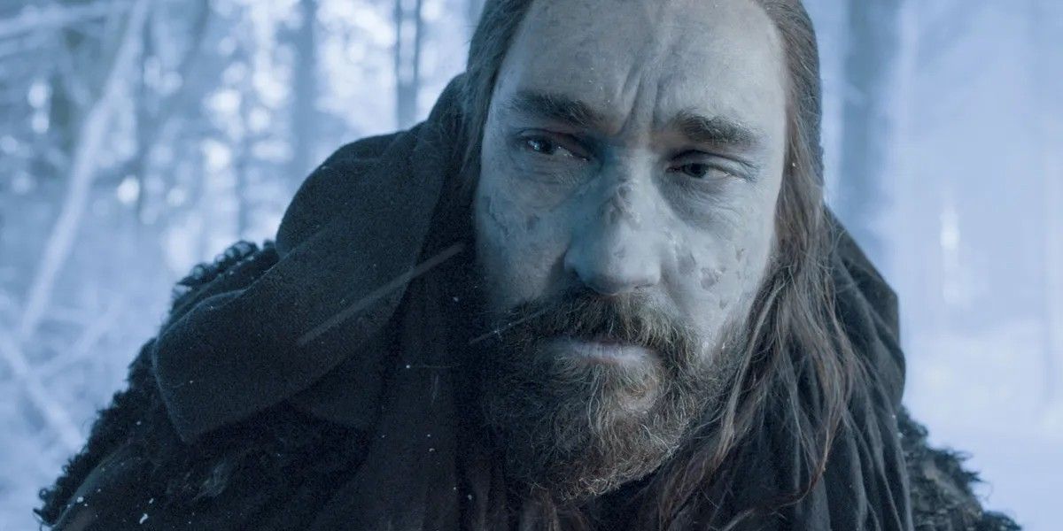 Benjen Stark com seu rosto mudado em Game of Thrones